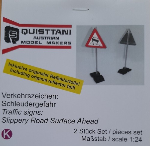 QUISTTANI Verkehrsschilder 1:24/25 LGB wählen Sie aus 15 verschiedenen Typen - Picture 34 of 61