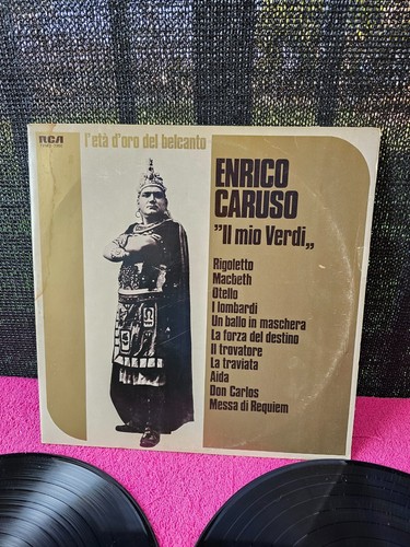 Enrico Caruso II Mio Verdi l'eta d'oro Del Belcanto (RCA TVM2-7200) Vinyl LP - Picture 4 of 5