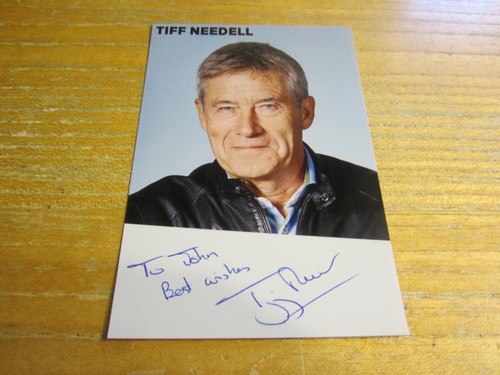 Tiff Needell Driver Autographed Signed 4X6 Photo Formula One Le Mans Racing - Picture 1 of 3