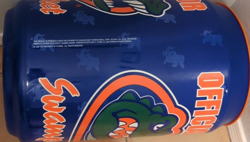 KOOLER KRAFT UNIVERSITY FLORIDA GATORS NCAA GRANDE REFRIGERATORE IN PLASTICA 20" x 11" - Foto 8 di 10