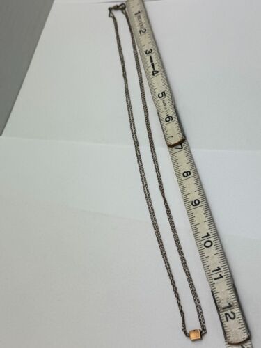 Antico Orologio Vittoriano Y & S Riempito Oro Fob Slide Collana - Foto 11 di 11