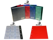 Münzenalbum Münzalbum Münzhüllen Münzblätter Zwischenblätter Einband NEU!