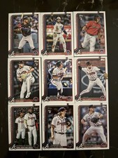 2025 Topps Update Atlanta Braves Complete Team Set (9 Cards) Rookie RC