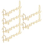 6 Pcs Wooden Reserved Seating Signs Decorative Hanging Chair Wedding Signs