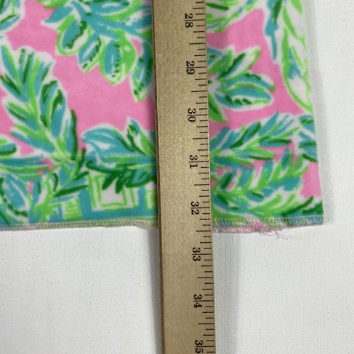 Lilly Pulitzer Fleece Kleid Damen XS Rosa Grün Tropical Print Ärmellos Etuikleid - Bild 6 von 11