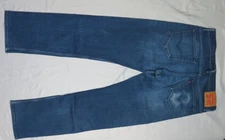 LEVIS BLUE JEANS 569 33x34 COMFORT LOOSE STRAIGHT STRETCH COTTON DENIM