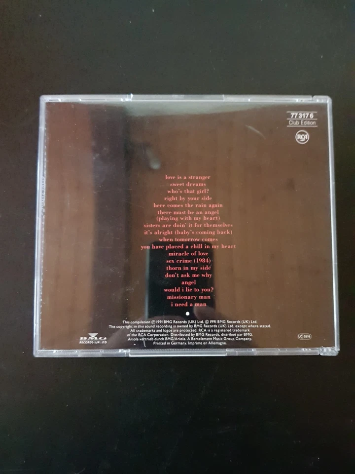 Eurythmics – Greatest Hits (CD,NM,Club Edition) - Bild 2 von 3