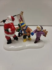 Department 56 The Original Snow Village Here Comes Santa In Box