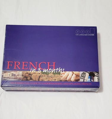 French in 3 Three Months CD Language Course By DK Publishing New and Sealed