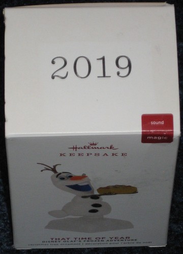 Hallmark Keepsake Disney Olaf's Frozen Adventure Ornament That Time of Year 2019 - Picture 4 of 6