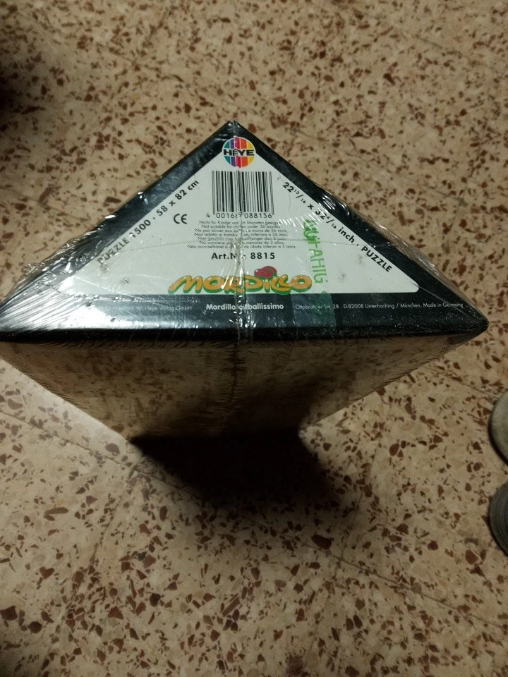 HEYE MORDILLO 1981 MORDILLOFOOTBALLISSIMO Puzzle 1500 pezzi Vintage Nuovo - Immagine 4 di 4