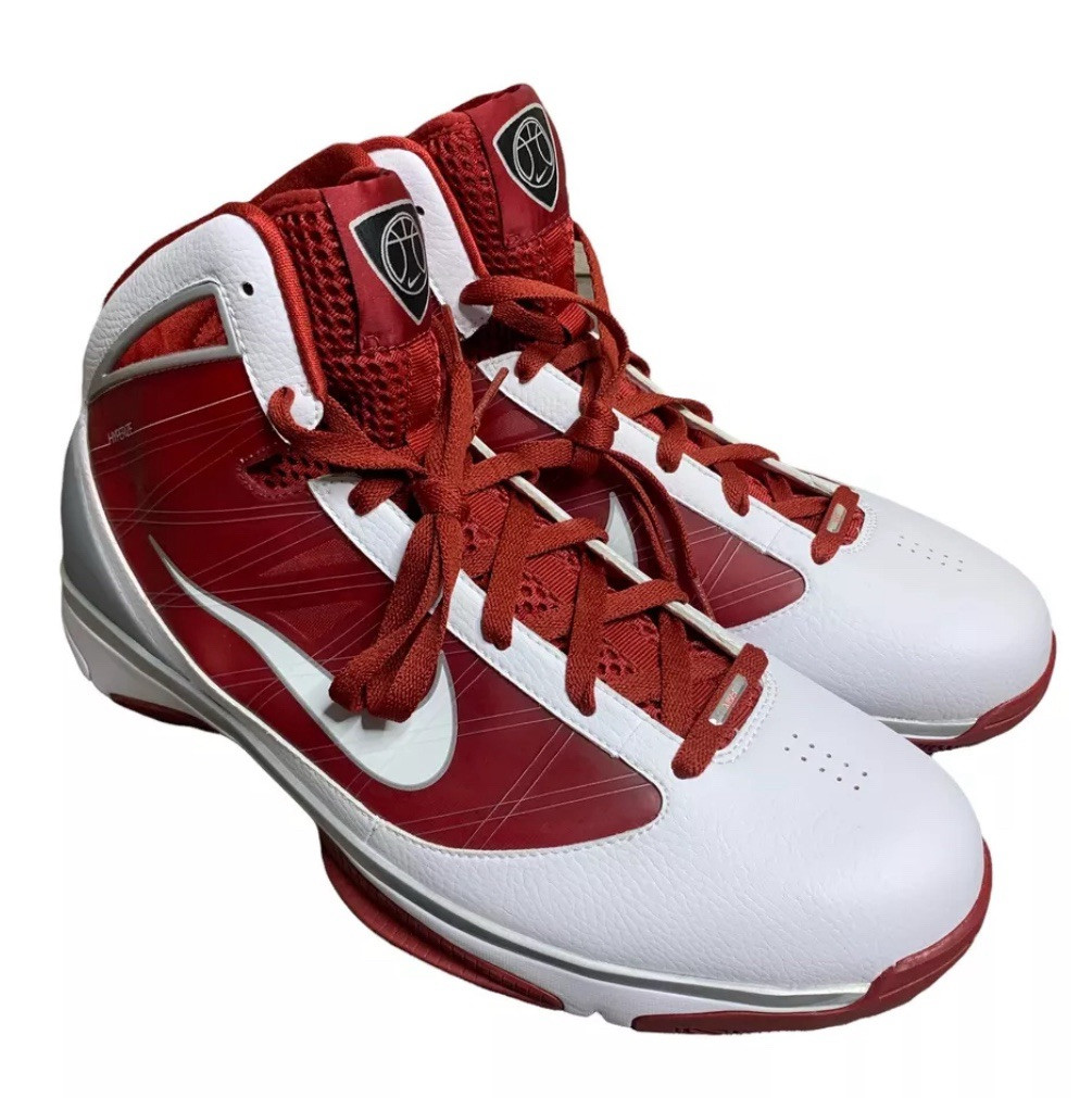 Nike Hyperize TB 367181-113 White Varsity Crimson Men