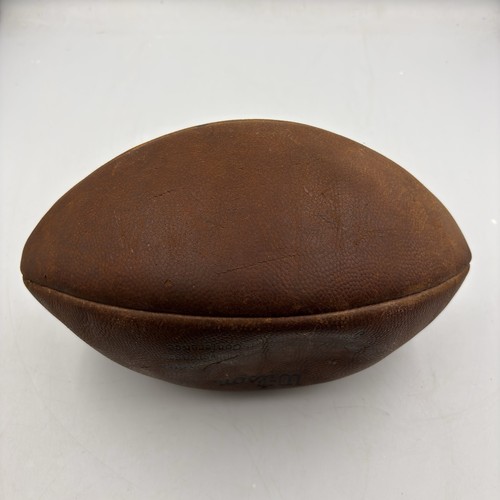 Wilson 1975 Official NFL Vintage Leather Football Date Code "H M" Pete Rozelle - Picture 10 of 11