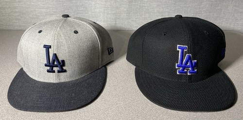 Lote Gorra New Era 59Fifty LA Dodgers Negra/Grafito Ajustada Talla 7 3/4 - Imagen 1 de 7