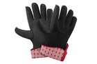 5-Finger Glove Set of 2, 10.25 Inch, Cherry/White Woven (120201-11)
