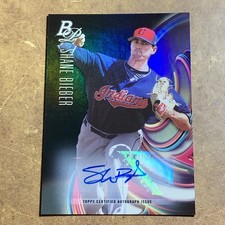 2018 Bowman Platinum Shane Bieber Rookie RC Auto BlUEJAYS ACE SP Autograph