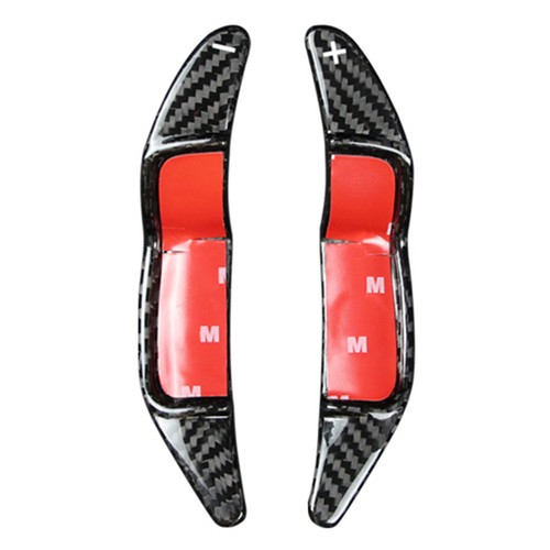 Steering Wheel Shift Paddle Carbon Fiber Black Fit Mini R55 R56 R57 R58 R59 R60 - Picture 2 of 9