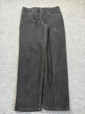Vintage Levis 550 Jeans Mens 38x32 Black Relaxed Fit Tapered Leg Denim 00550-026