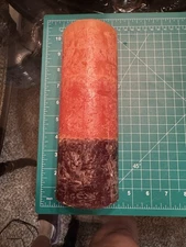 Large Two Tone Pillar Candle