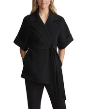 Lafayette 148 New York Double-Faced Jacket Women's Black Xl