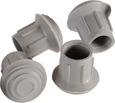 Walker and Cane Replacement Tips 4 Pack