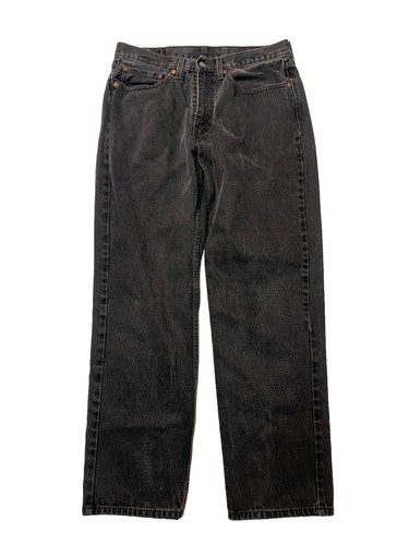Pantalones de mezclilla vintage Levi's 550 calce relajado para hombre 34 X 34 negros 100 % algodón - Imagen 1 de 4