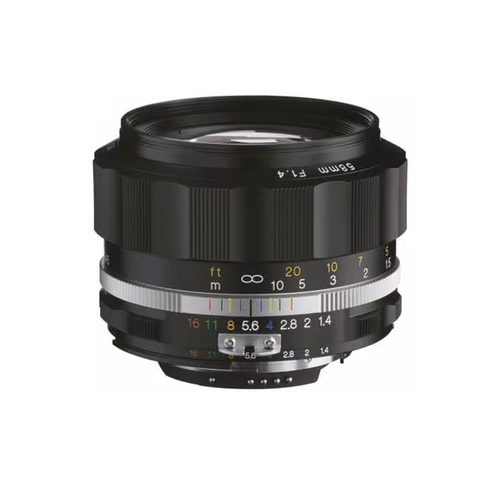 Voigtlander NOKTON 58mm F1.4 SL II S Nikon F Black Rim New in Box from Japan - Picture 2 of 2