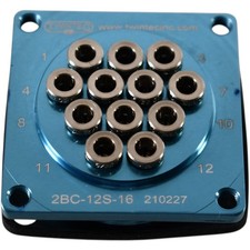 NEW Twintec 2BC-12S-16 Multi-Tube Connector Socket 12x 5/32'' 