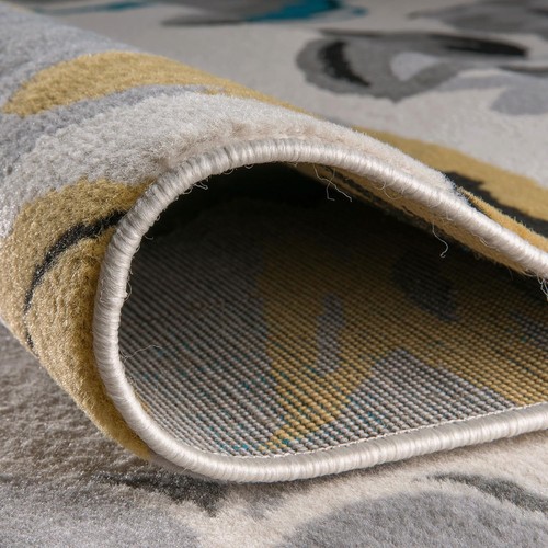 Modern Floral Design Area Rug for Living Room,Bedroom,Home Office,Kitchen Non... - Picture 3 of 8