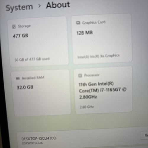 Thinkpad X1 Carbon Gen 9 - i7 - 32GB RAM - 512GB SSD - FHD - Afbeelding 5 van 14