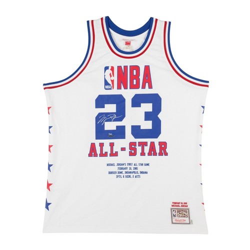 Michael Jordan Autographed Emb. 1985 NBA All Star Authentic Jersey UDA LE 123 - Picture 1 of 4