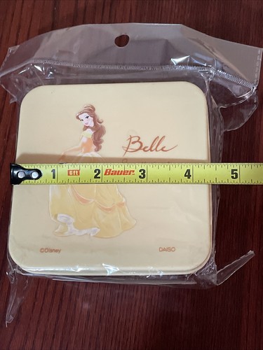 Disney Belle Beauty & The Beast 3 Square Storage Containers NEW! - Picture 9 of 10