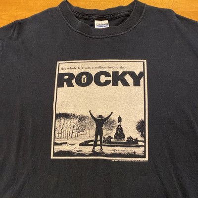 Vintage Rocky Balboa Movie Promo Shirt Men s Size Large Gildan Tag
