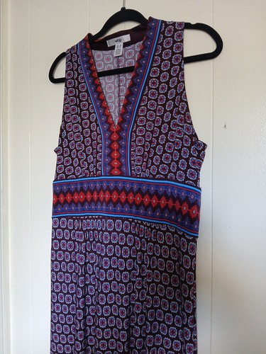 Maxi Vestido Boho Floral Sin Mangas Jersey WISP Ella Talla Para Mujer’s 10 - Imagen 4 de 13