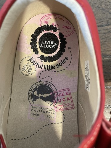 Livie & Luca Girls Libra Leather Mary Jane Red Christmas Fall Size 1Y - Bild 8 von 10