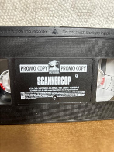 Scanner Cop (VHS) Promo Copy  Daniel Quinn, Darlanne Fluegel, Richard Lynch - Picture 3 of 6