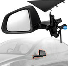 BLACK Driver Side Mirror Power Folding Heat Memory For Tesla Model Y 20-23 LH