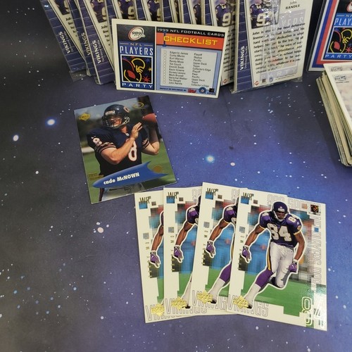 VTG 1999 989 Sports NFL Players Party SEALED CARD PACK Lot promo Tickets RARE! - Picture 10 of 10