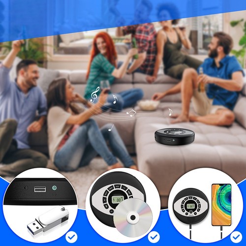 Lecteur CD Portable avec Son de Qualité et Technologie Anti Skip pour Tous - Photo 9/12