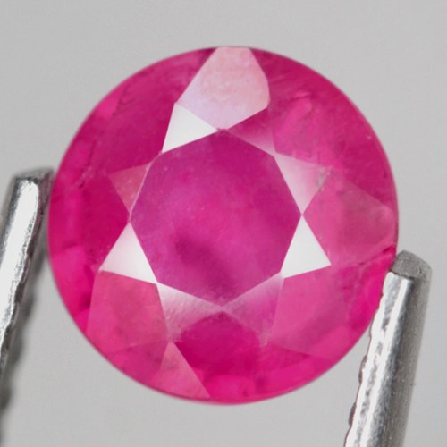 0.95Ct. Natural Gemstone Ruby Reddish Pink Round Normal Heated ,Tanzania Nice! - Picture 5 of 7