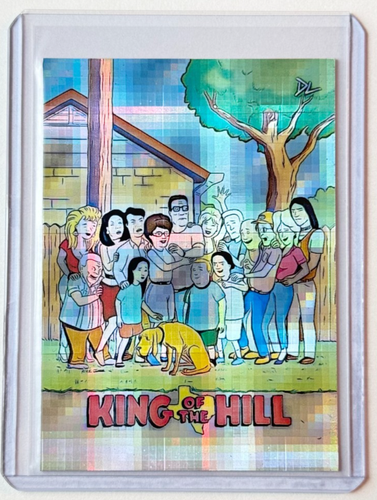 King Of The Hill Limited Artist Signed “Comedy Classic” Refractor Card 1/1
