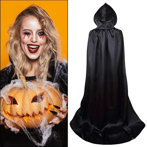 Hocus Pocus Witch Mary Sarah Winifred Cosplay Costume Sanderson Sisters Cloak UK - Picture 2 of 15