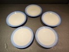 Set of 5 M. A. Hadley Pottery 6" Signed Dessert/Bread Plates Plain — photo 1