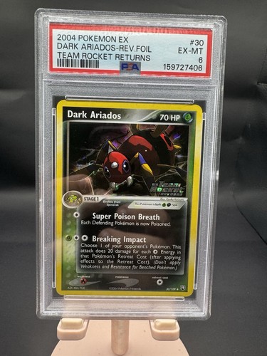 Dark Ariados graded PSA 6 for sale on eBay