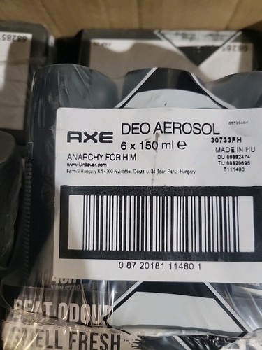 AXE Anarchy For Him Deodorant Body Spray 48-Hour Fresh Fragrance For Men 6x150ML - Picture 4 of 4
