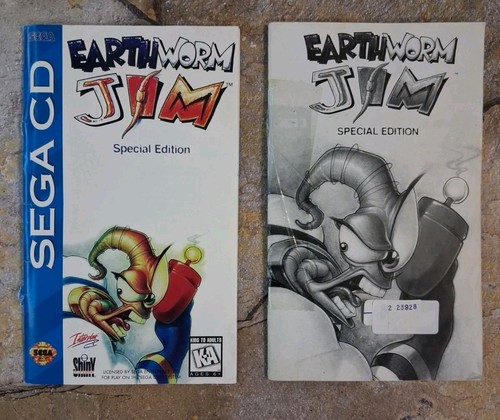 Earthworm Jim: Manual Edición Especial - Sega CD *VER DESCRIPCIÓN* - Imagen 1 de 14