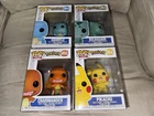 Funko Pop Pokemon Starters Bundle Lot of 4