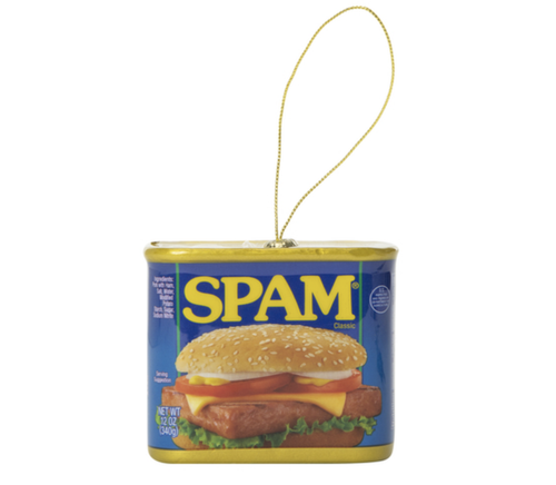 SPAM Food Decoupage Christmas Tree Ornament New With Tag - Picture 3 of 3