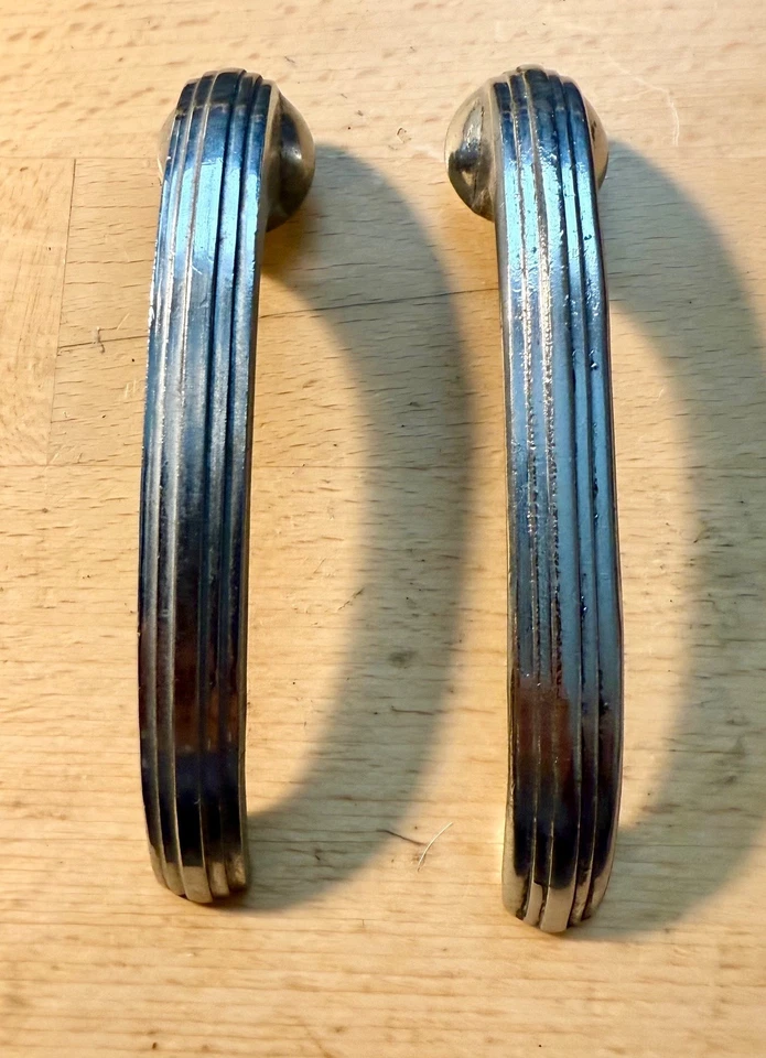 Manijas de puerta interiores Plymouth 1937 37 camiones Plyo Ply Hot Rat Rod Mopar Foto 2 de 4