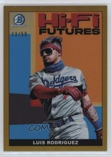 2022 Bowman Hi-Fi Futures Gold Refractor 13/50 Luis Rodriguez #HIFI-14 1u6